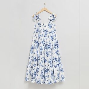 & Other Stories Tiered babydoll midi dress